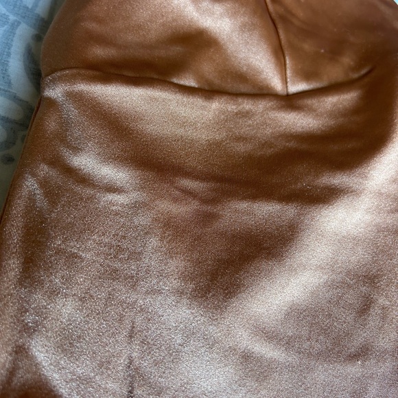 Satin Halter Crop Top - Picture 3 of 6